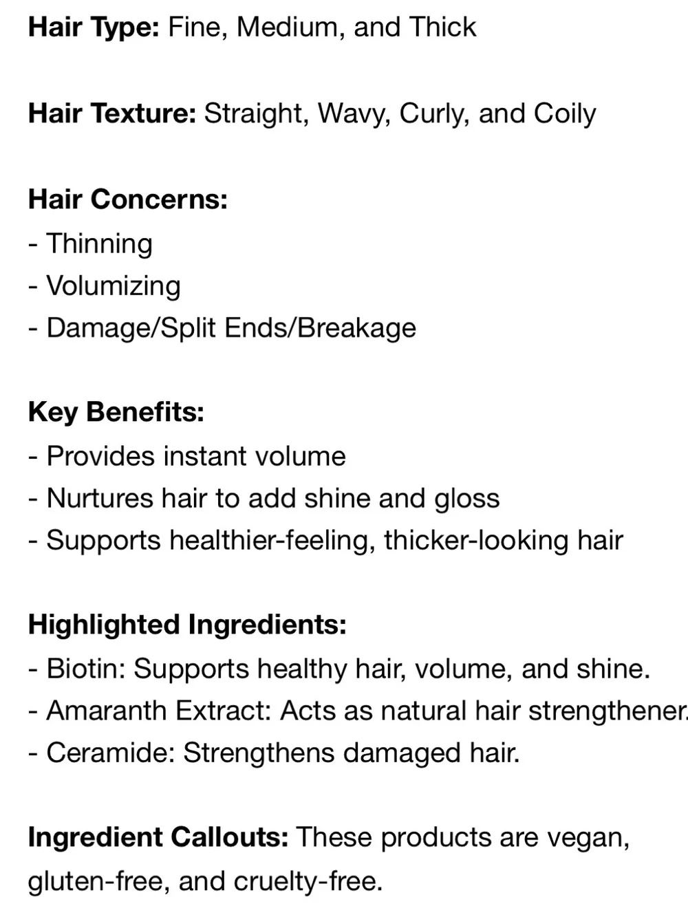 NEW! BondiBoost Volume Thickening Shampoo NIB
